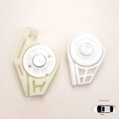 BWR5392+BWR1063 Elektrische Raammechaniek Hoekclips Wielset 51718404 Linksvoor Deur voor Fiat Doblo Cargo MK1 119