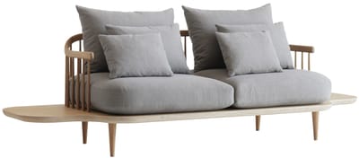 &Tradition Fly SC3 Sofa 2-zitsbank met opbergruimte - Hot Madison 094/eiken wit geolied