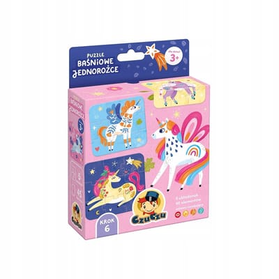 CzuCzu Magische Eenhoorns Puzzels 3+ - 9 Puzzels