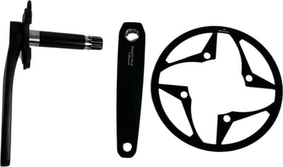 Mulitcycle Miranda Crankset links & rechts - Zwart - 170 mm - 104 mm