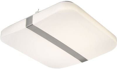 Plafondlamp opaal LED woonkamerlamp plafondlamp keukenlamp hallamp, 28 watt 1000 lumen 3000 Kelvin, LxBxH 33,5x33,5x6,7 cm
