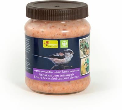 Natuurpunt Pindakaas Met Bosvruchten - Vogelvoer - Ø10 cm 330 g