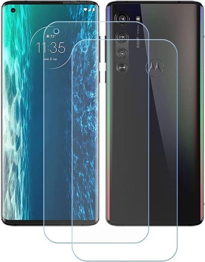 Screenprotector Glas - Tempered Glass Screen Protector Geschikt voor: Motorola Moto Edge Plus- 2x