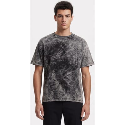 IRO Paris Cilian T-shirt Stone Grey Size: S | Printed T-Shirts Outlet | Heren | Zwart