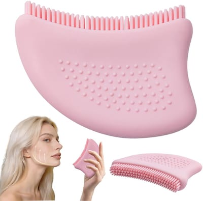 Dailygoods- Massageborstel Siliconen - Gezichtsmassage Apparaat - Gua Sha Alternatief - Lymfatische Massage - Zacht en Makkelijk Schoon te Maken - Verhoogt Huidverzorgingsritueel