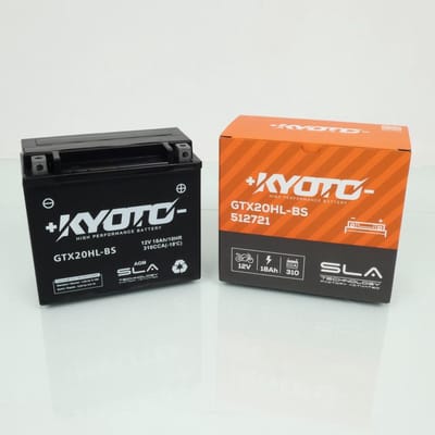 SLA Kyoto-accu voor Harley Davidson 1584 FLSTC Heritage Softail CL 2008 tot 2015 YTX20HL-BS SLA / 12V 18Ah nieuw