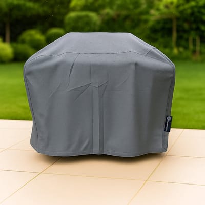 COVER UP HOC Diamond bbq hoes waterdicht - 150x56x105 cm - met Stormbanden en Trekkoord