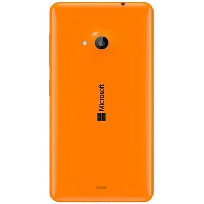 Gerenoveerde Nokia Lumia 535 Originele Quad Core Dual SIM/single sim Ontgrendeld Mobiele Telefoon Window celtelefoon Met 1/2 SIM Dual SIM Simple Set oranje