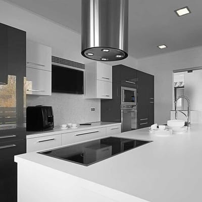 3x HOFTRONIC Modesto - Vierkante inbouwspot - LED - Zaagmaat 85x85mm - RVS - Dimbaar - Kantelbaar - 5 Watt - 350 lumen - 230V - 6400K Daglicht wit - Verwisselbare GU10 - Plafondspots - Inbouwspot voor binnen - 2 jaar garantie