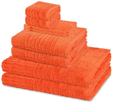 Ross Sonstiges 2 X washandjes 2 X gasten- 2 X douche- 2 X handdoek - in set 8 pack Carre