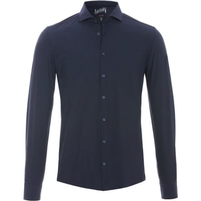 Pure H.Tico The Functional Shirt Donkerblauw (navy) - Maat 37 - Heren - Overhemden Casual