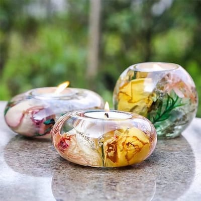 Set van 3 bloempotten siliconen vorm - rond - doe-het-zelf - theelichthouders - epoxyhars vormen - kaarsen - theelichtjes - bol kaarsenstandaard - siliconen vorm - sieradenstandaard - gietvorm - epoxyhars gieten - voor bloempot - zeep en kaarsen .