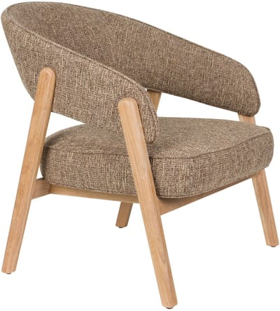 Zuiver Bright Fauteuil Bruin