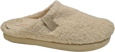Longo1135454 Crudo Dames Instap Pantoffels - Beige - 37
