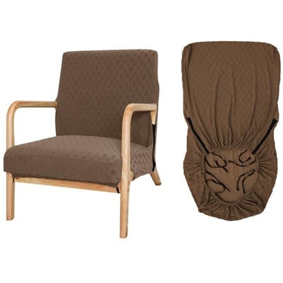 Jacquard waterdichte armleuning stoelhoes houten stoel hoes elastische stoelbeschermer voor huisdieren wasbaar (Alleen dekking, geen stoel ) universal