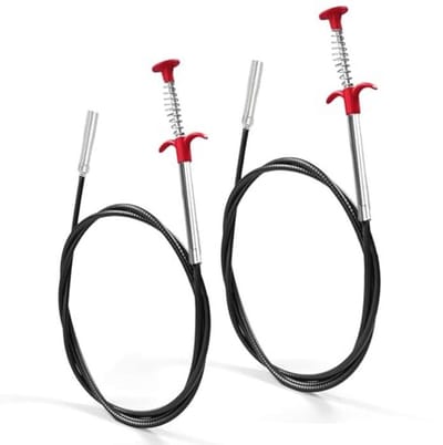 Flexibele Afvoergrijper Set - 90 cm & 200 cm - Multifunctionele Buisreiniger