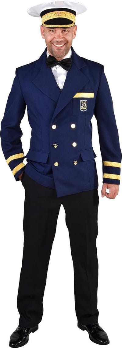 Magic Design Colbert Marine Heren Polyester Navy Maat S