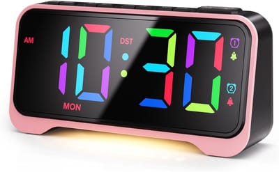 DailySupplies® Kinderwekker - Digitale Wekker Slaapkamer - Slaaptrainer Kinderen - Roze