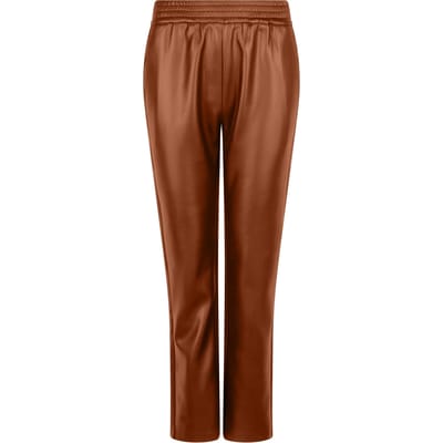 EsQualo Trousers Jogger Pu Brown Größe: 36 | Stoffhosen Outlet | Damen | Braun