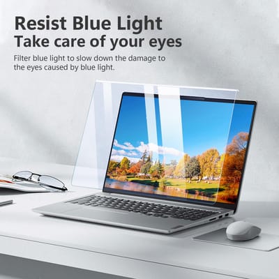 Protecteur d'écran universel anti-lumière bleue 12,5 32 pouces Filtre de moniteur bloquant les ultraviolets pour ordinateur portable 22 inches