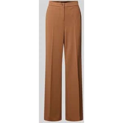 Wide leg broek met steekzakken model 'Hillda'