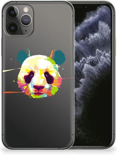 Apple iPhone 11 Pro Telefoonhoesje met Naam Panda Color