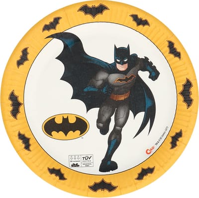 Boland - 8 Papieren bordjes Batman - Superhelden - Superhelden