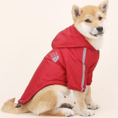 Herfst Winter Huisdier Hond Waterdichte Jas Puppy Warme Katoenen Jas The Dog Face Hoodie Reflecterende Kleding Voor Honden Katten Kleding L