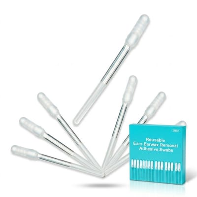 Bodybite - Oorreiniger & Oorsmeer Verwijderaar Set - Herbruikbare Wattenstaafjes - Oren Schoonmaken - 24 Stuks - EARWAB