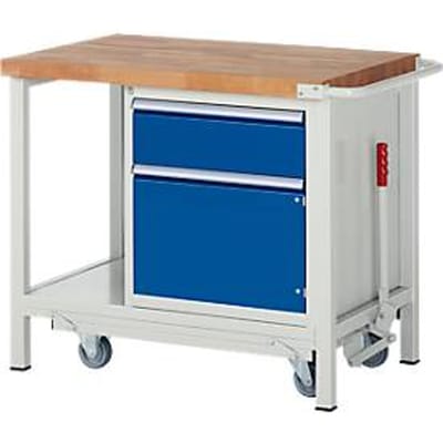 Werkbank verlaagbaar 8152, B 1000 x D 700 x H 880 mm