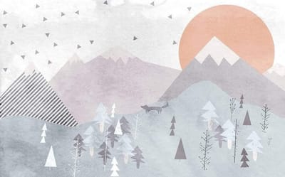 Fotobehang - Wild and Free 400x250cm - Vliesbehang