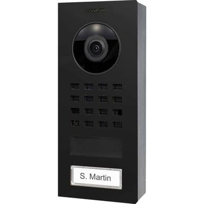 DoorBird D1101V AP Buitenunit voor Deurintercom Bluetooth, WiFi, LAN Grafietzwart (zijdemat)