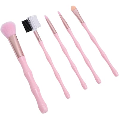 5 stuks Make-up Kwasten Draagbare Blush Oogschaduwen Lippen Gezichtsmake-up Foundation Poeder Kwasten Set voor white