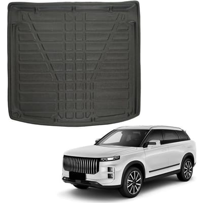 Kofferbakmat op maat - SCOUTT - Chery Jaecoo 7 4X2 (sinds 2024) - Mat zwart - Antislip - Verhoogde randen