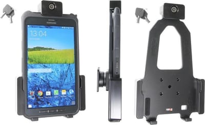 Samsung Galaxy Tab Active Passieve houder. Met slot en sleutel
