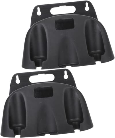 Tuinslanghouder - Slangrek Opberger - Tuinieren Water Opslag - Set Van Twee - 9.8x5.8x5.3 Inch - Zwart