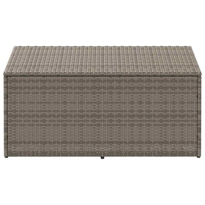 vidaXL - Tuinbox - 110x50x58 - cm - poly - rattan - grijs
