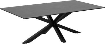 Giga Living Salontafel Harrie - Zwart - 130x70x46cm