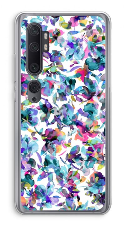 Case Company® - Hoesje geschikt voor Xiaomi Mi Note 10 Pro hoesje - Hibiscus Flowers - Soft Cover Telefoonhoesje - Bescherming aan alle Kanten en Schermrand