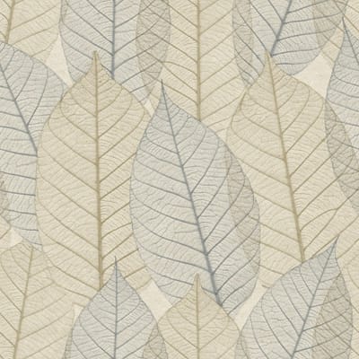 Decoprint Herbarium Behang met grote bladeren - HE27251   5415058080617   Behang
