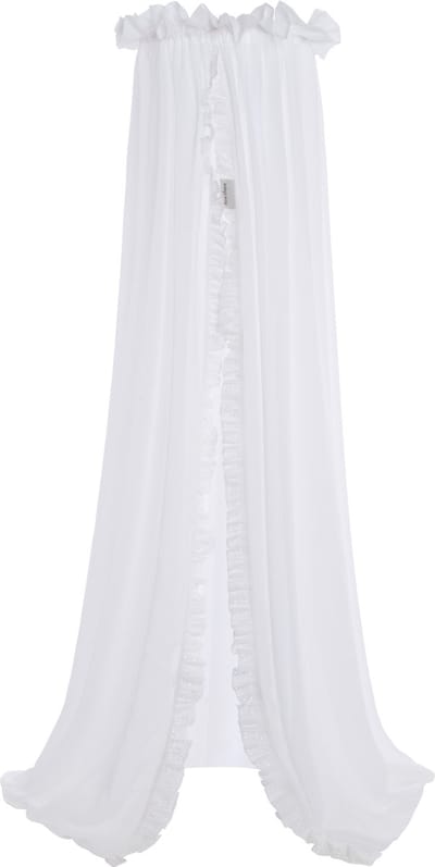 Baby's Only Sluier Calm baby & kinderkamer - Baby hemeltje - Geschikt voor wiegjes - Wit - 150 cm - Met lusjes voor decoratie accessoires
