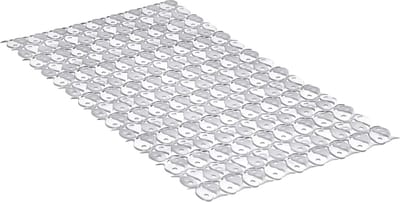 Antislip Badmat 70 x 36 cm met Vismotief en Zuignappen