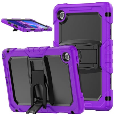 Coverup Tablethoes geschikt voor Lenovo Tab 10.1 TB311FU Hoesje - Heavy Duty Case met Schouderstrap - Paars
