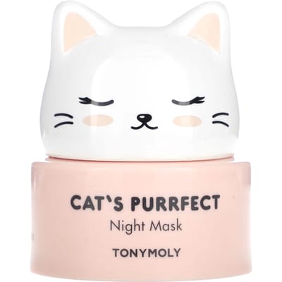 TonyMoly, Masque de Nuit Perfect Cat, 50g white