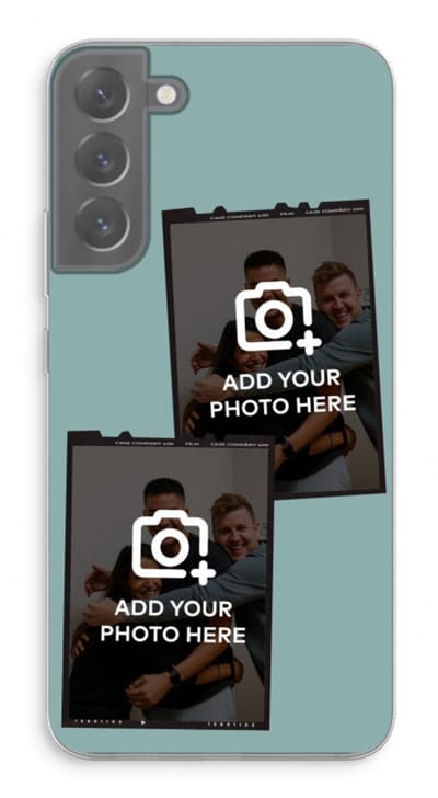 Gepersonaliseerd - Case Company® - Hoesje geschikt voor Samsung Galaxy S22 Plus hoesje - Polaroid Zwart - Soft Cover Telefoonhoesje - Bescherming aan alle Kanten en Schermrand