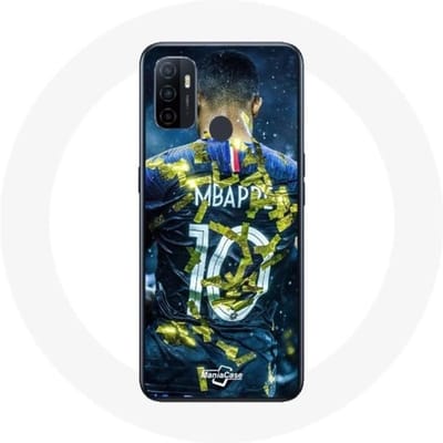 Oppo A53 hoesje Kylian Mbappé Frankrijk voetbal