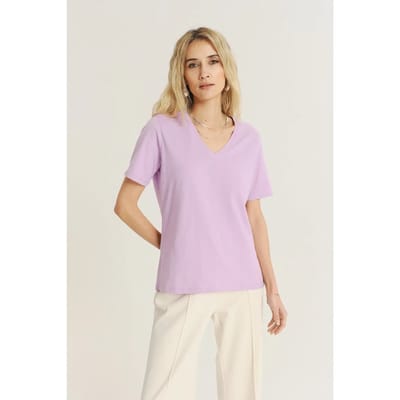 Dames-T-shirt met V-hals Greenpoint Regular March
