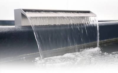 Aquaking RVS Waterval 30 cm - Vijver - Waterval - RVS - Watervallen - Waterval voor vijver - Vijverwaterval