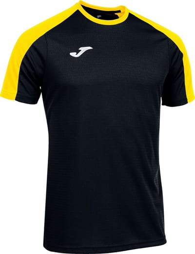 Joma Eco-Championship Shirt Korte Mouw Heren - Geel / Zwart | Maat: L