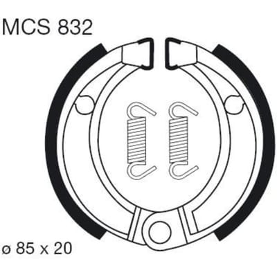Remschoenset TRW MCS832